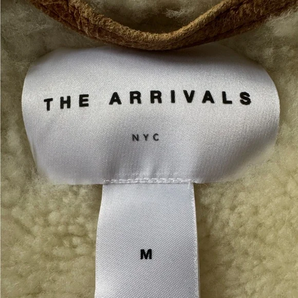 The Arrivals Moya Alpine Leather Shearling Jacket - Picture 8 of 9